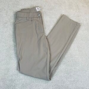Daily Sports Golf Pants Womens Sz 6 Tan Khaki Straight Leg Performance Mid Rise